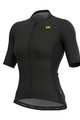 ALÉ Tricou de ciclism cu mânecă scurtă - RACE LADY - negru