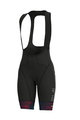 ALÉ Pantaloni scurți de ciclism cu bretele - THE END LADY - negru/multicolor
