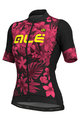 ALÉ Tricou de ciclism cu mânecă scurtă - SARTANA LADY  - roz/negru