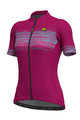 ALÉ Tricou de ciclism cu mânecă scurtă - START LADY  - roz/albastru