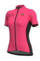ALÉ Tricou de ciclism cu mânecă scurtă - COLOR BLOCK LADY - roz
