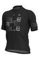 ALÉ Tricou de ciclism cu mânecă scurtă - MIRROR - negru/gri
