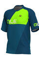 ALÉ Tricou de ciclism cu mânecă scurtă - RAMPAGE MTB - albastru/verde