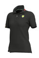 ALÉ Tricou de ciclism cu mânecă scurtă - POLO LADY  - negru