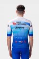ALÉ Tricou de ciclism cu mânecă scurtă - BIKE EXCHANGE 2022 - alb/albastru
