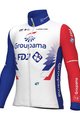 ALÉ Jachetă termoizolantă de ciclism - GROUPAMA FDJ 2022 - roșu/albastru/alb