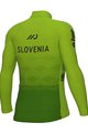 ALÉ Tricou și pantaloni de iarnă de ciclism - SLOVENIA NATIONAL 22 - albastru/verde
