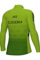 ALÉ Tricou de cilism pentru iarnă cu mânecă lungă - SLOVENIA NATIONAL 22 - verde