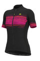 ALÉ Tricou de ciclism cu mânecă scurtă - START LADY  - negru/roz