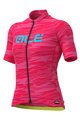 ALÉ Tricou de ciclism cu mânecă scurtă - ROCK LADY - roz