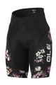 ALÉ Pantaloni scurți de ciclism fără bretele - FIORI LADY - negru