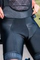 ALÉ Pantaloni scurți de ciclism cu bretele - STRADA - gri/negru