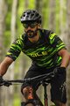 ALÉ Tricou de ciclism cu mânecă scurtă - ROCK OFF ROAD - negru/verde