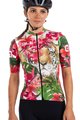 ALÉ Tricou de ciclism cu mânecă scurtă - TIGER LADY - roz/verde