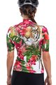 ALÉ Tricou de ciclism cu mânecă scurtă - TIGER LADY - roz/verde