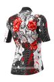 ALÉ Tricou de ciclism cu mânecă scurtă - SKULL LADY - negru