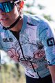 ALÉ Tricou de ciclism cu mânecă scurtă - SKULL LADY - albastru deschis