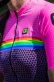 ALÉ Tricou de ciclism cu mânecă scurtă - BRIDGE LADY - roz