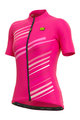 ALÉ Tricou de ciclism cu mânecă scurtă - FLASH LADY - roz