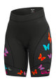 ALÉ Tricoul și pantaloni scurți de ciclism - BUTTERFLY LADY - multicolor/alb