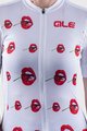 ALÉ Tricou de ciclism cu mânecă scurtă - SMILE LADY - alb