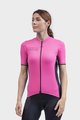 ALÉ Tricou de ciclism cu mânecă scurtă - COLOR BLOCK LADY - roz