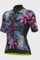 ALÉ Tricou de ciclism cu mânecă scurtă - PR-S GARDEN LADY - negru/albastru/roz