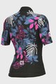 ALÉ Tricou de ciclism cu mânecă scurtă - PR-S GARDEN LADY - negru/albastru/roz