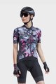 ALÉ Tricou de ciclism cu mânecă scurtă - PR-S GARDEN LADY - negru/albastru/roz