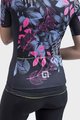 ALÉ Tricou de ciclism cu mânecă scurtă - PR-S GARDEN LADY - negru/albastru/roz