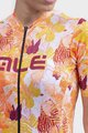 ALÉ Tricou de ciclism cu mânecă scurtă - PR-R AMAZZONIA LADY - bordo/roșu/portocaliu/alb/galben