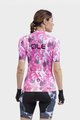 ALÉ Tricou de ciclism cu mânecă scurtă - PR-R AMAZZONIA LADY - alb/roz