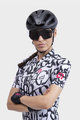 ALÉ Tricou de ciclism cu mânecă scurtă - SOLID RIDE LADY - negru/alb