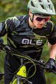 ALÉ Tricou de ciclism cu mânecă scurtă - STAIN OFF ROAD MTB - verde/gri/negru