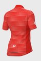 ALÉ Tricou de ciclism cu mânecă scurtă - SOLID SHARP LADY - roșu