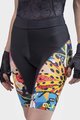 ALÉ Pantaloni scurți de ciclism fără bretele - PR-R KENYA LADY - negru/bej/albastru/galben/roșu