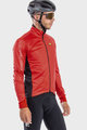 ALÉ Jachetă termoizolantă de ciclism - FONDO WINTER - negru/roșu