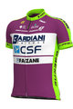 ALÉ Tricou de ciclism cu mânecă scurtă - BARDIANI CSF 2020 - mov/verde
