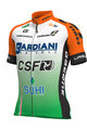 ALÉ Tricou de ciclism cu mânecă scurtă - BARDIANI CSF 2019 - multicolor