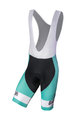 BIANCHI MILANO Pantaloni scurți de ciclism fără bretele - VICTORY - albastru