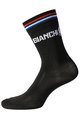 BIANCHI MILANO Șosete clasice de ciclism - BOLCA - negru