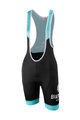BIANCHI MILANO Pantaloni scurți de ciclism fără bretele - NOCITO LADY - negru/albastru