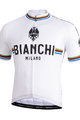 BIANCHI MILANO Tricou de ciclism cu mânecă scurtă - NEW PRIDE - negru/alb