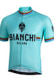 BIANCHI MILANO Tricou de ciclism cu mânecă scurtă - NEW PRIDE - negru/verde