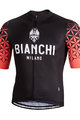 BIANCHI MILANO Tricou de ciclism cu mânecă scurtă - PEDASO - roz/negru