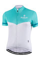 BIANCHI MILANO Tricou de ciclism cu mânecă scurtă - GINOSA LADY - albastru/alb