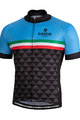 BIANCHI MILANO Tricou de ciclism cu mânecă scurtă - CODIGORO - albastru deschis