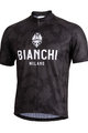 BIANCHI MILANO Tricou de ciclism cu mânecă scurtă - PRIOLO MTB - negru