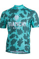 BIANCHI MILANO Tricou de ciclism cu mânecă scurtă - PRIOLO MTB - albastru