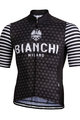 Bianchi Milano Tricou de ciclism cu mânecă scurtă - DAVOLI - negru/alb